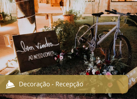 Decoração - Recepção de Casamento - Imagem Principal