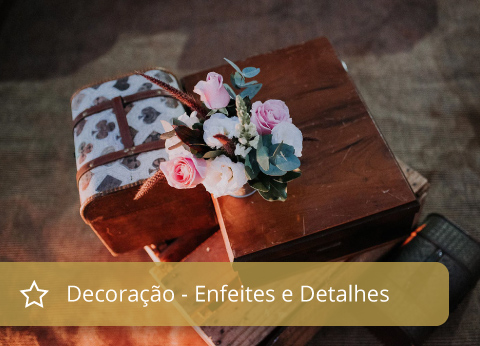 Decoração de Casamento - Enfeites e Detalhes - Imagem Principal