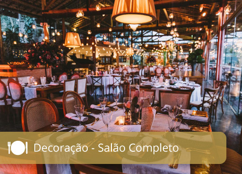 Decoração de Casamento - Salão de Festas - Imagem Principal