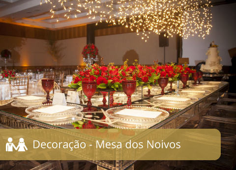 Decoracao de Casamento - Mesa dos Noivos - Imagem Principal