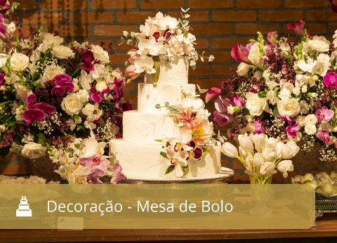 Mesas de bolo para casamento - Imagem Principal