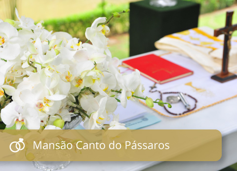 Área de Atuação - Decoração na Mansão Canto dos Pássaros